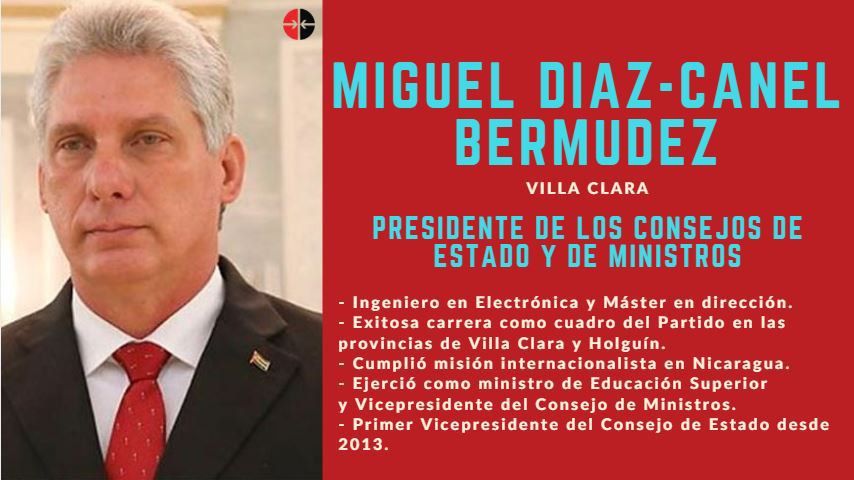 Elegido Miguel Díaz-Canel presidente del Consejo de Estado y del Consejo de Ministros